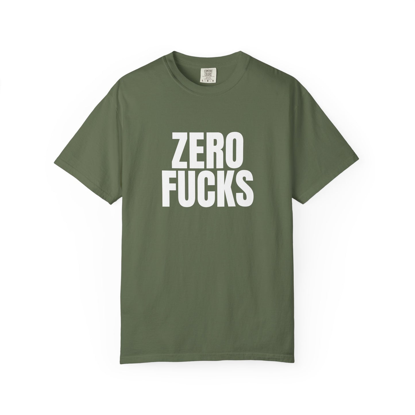 Zero F*cks | Totally UnNested - Garment-Dyed Crew Tee