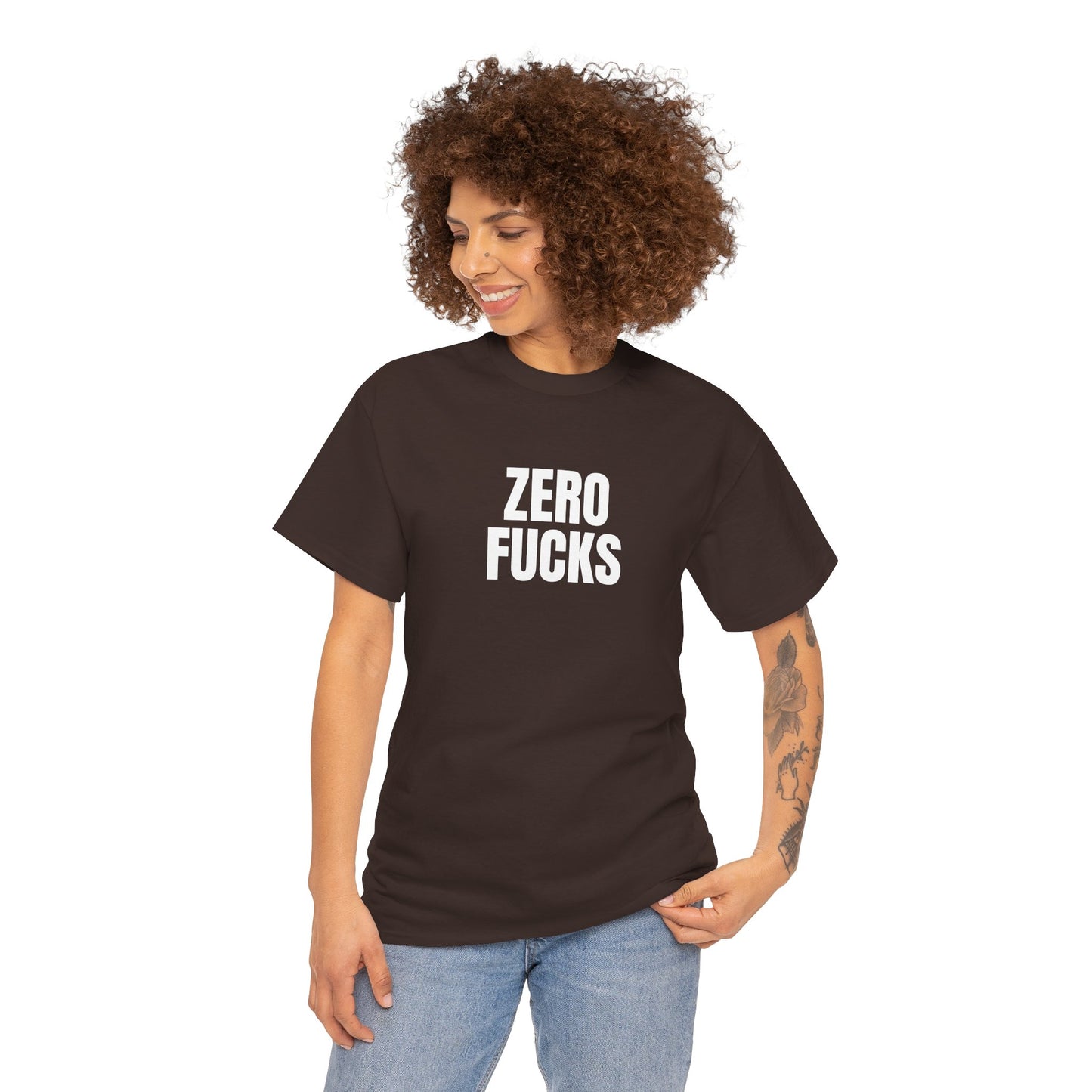 Black Classic Tee — Blank Unisex Cotton T-Shirt Mockup