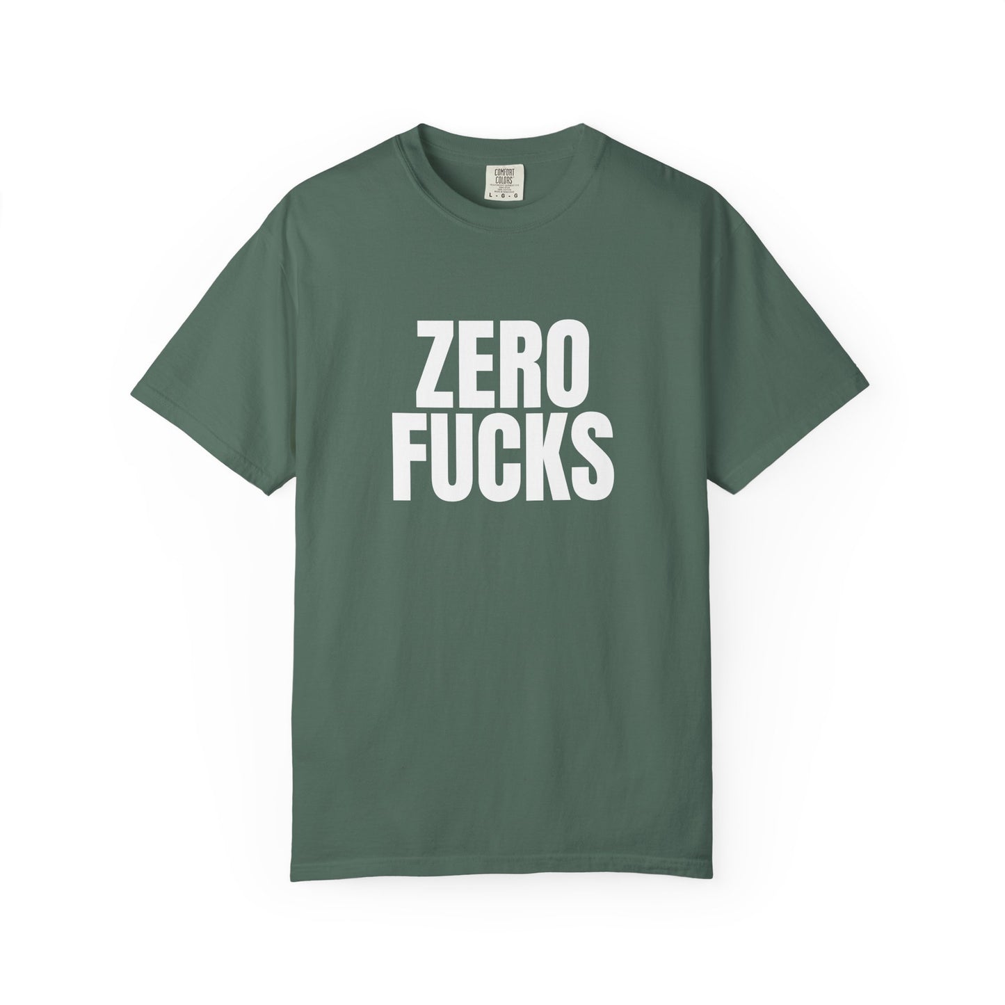 Zero F*cks | Totally UnNested - Garment-Dyed Crew Tee