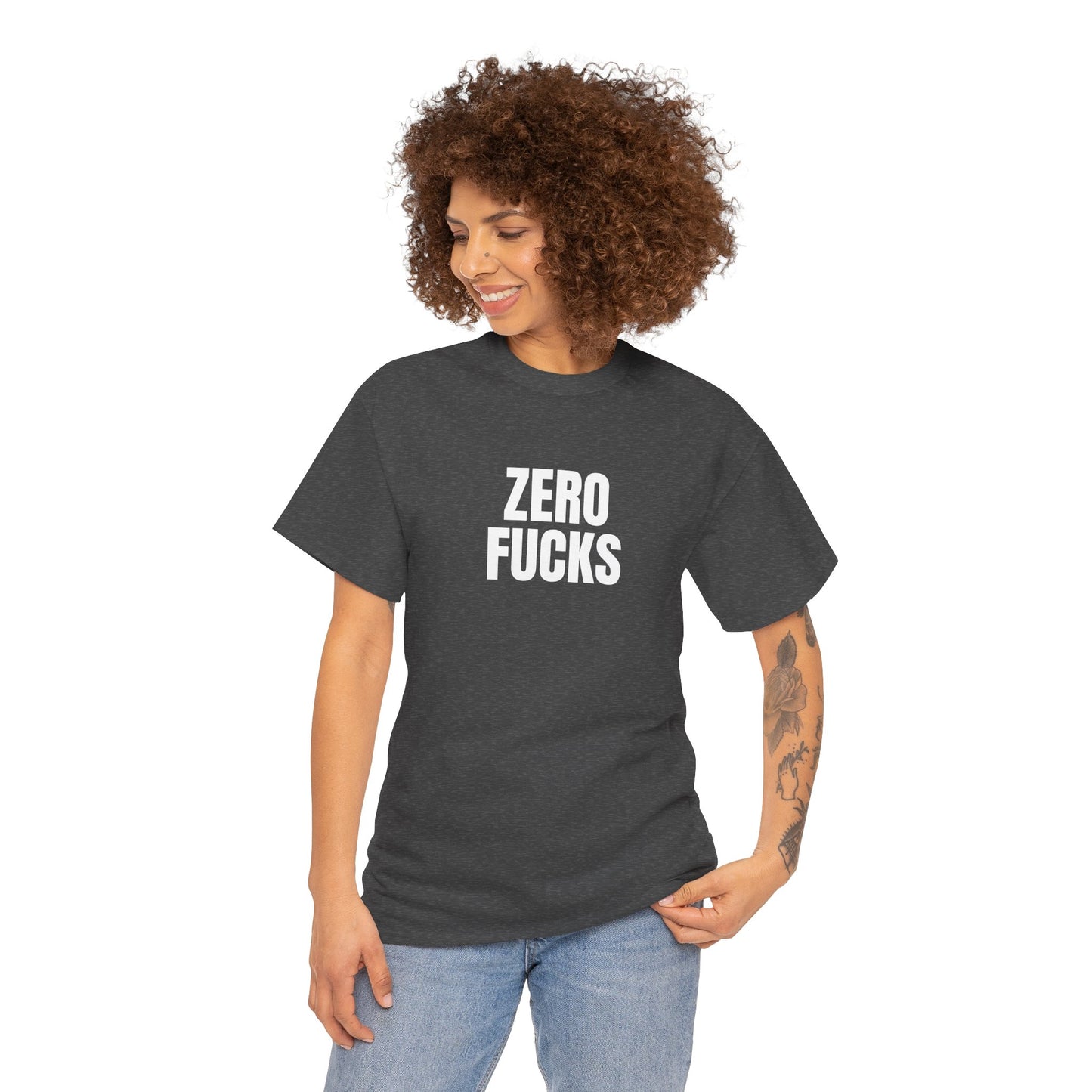 Black Classic Tee — Blank Unisex Cotton T-Shirt Mockup