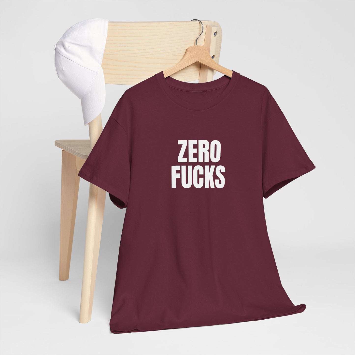 Black Classic Tee — Blank Unisex Cotton T-Shirt Mockup