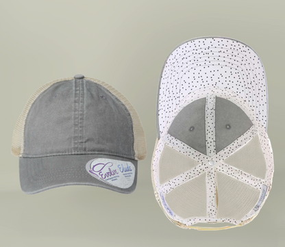 Totally UnNested - Cracked Egg | Women's Washed Mesh-Back Cap