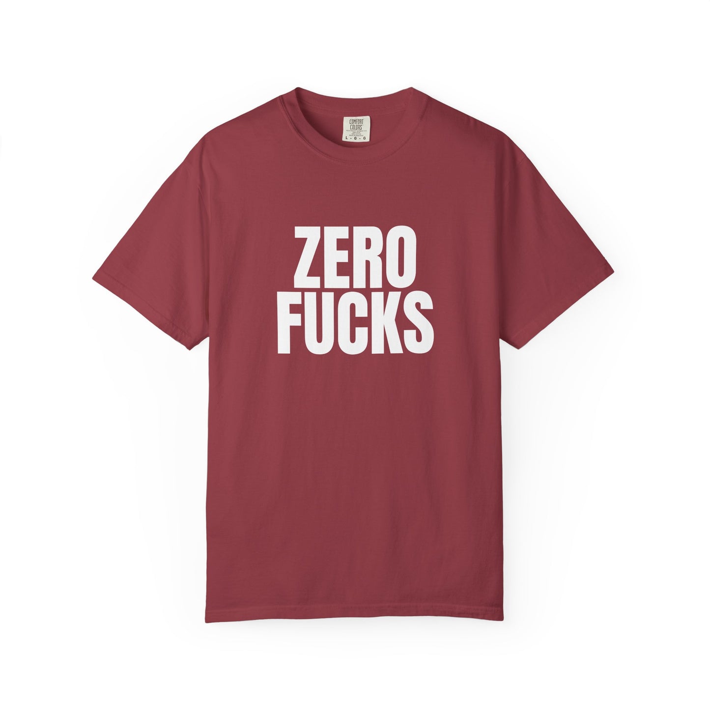 Zero F*cks | Totally UnNested - Garment-Dyed Crew Tee