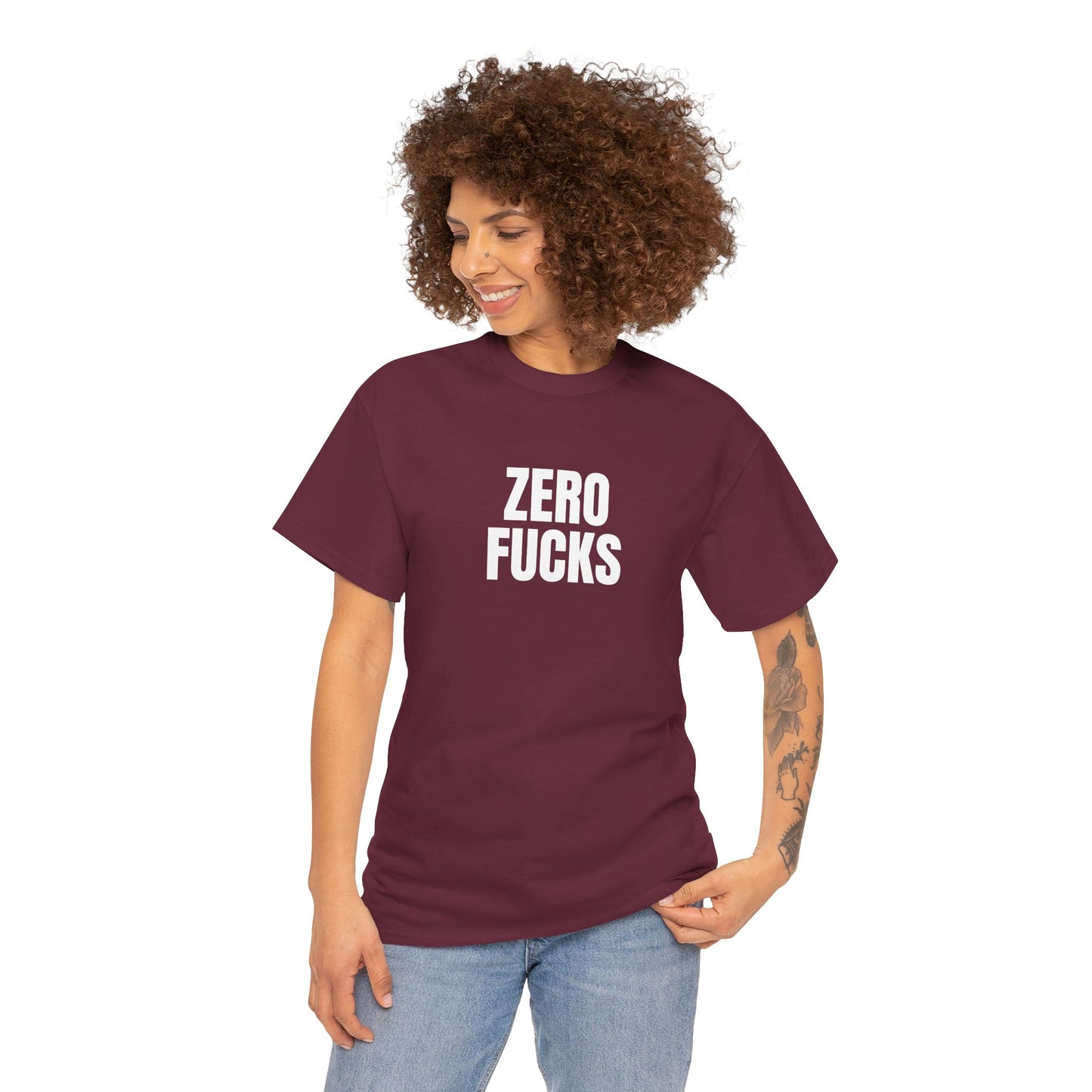 Black Classic Tee — Blank Unisex Cotton T-Shirt Mockup