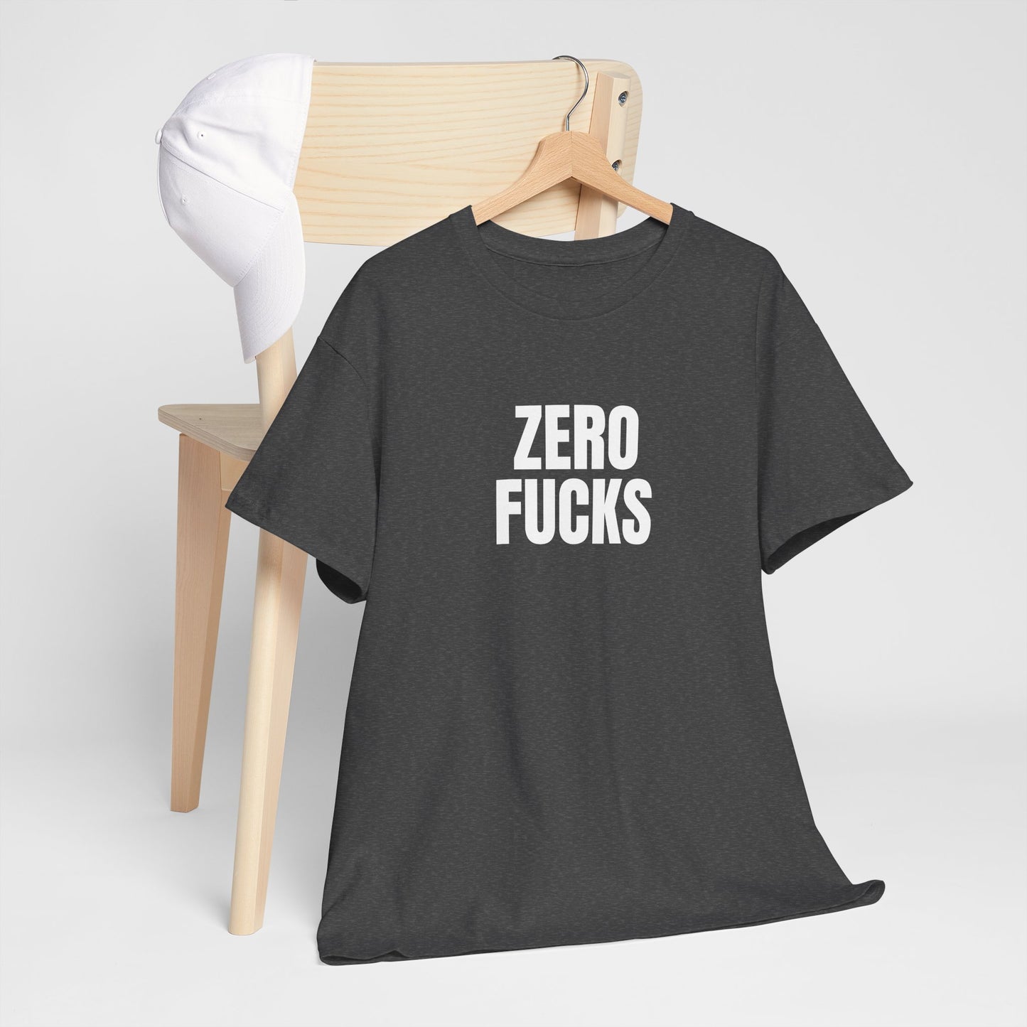 Black Classic Tee — Blank Unisex Cotton T-Shirt Mockup