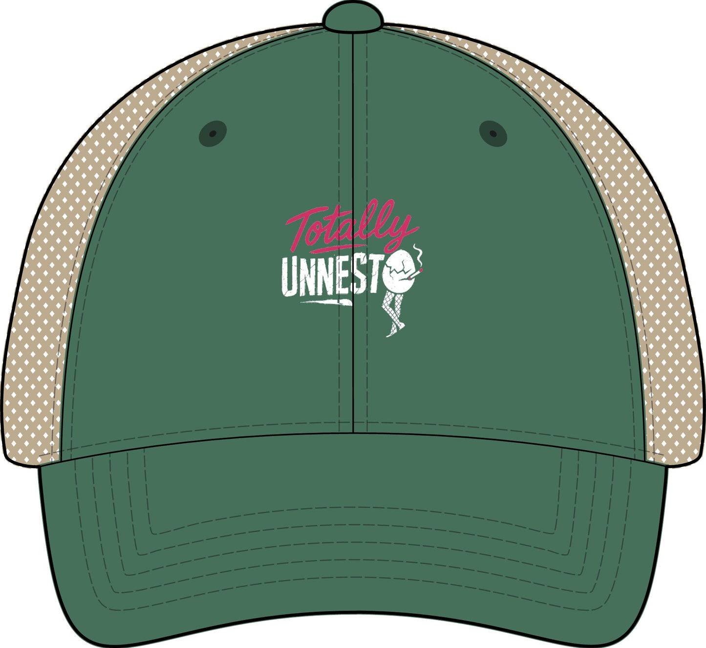 Totally UnNested - Cracked Egg | Women's Washed Mesh-Back Cap