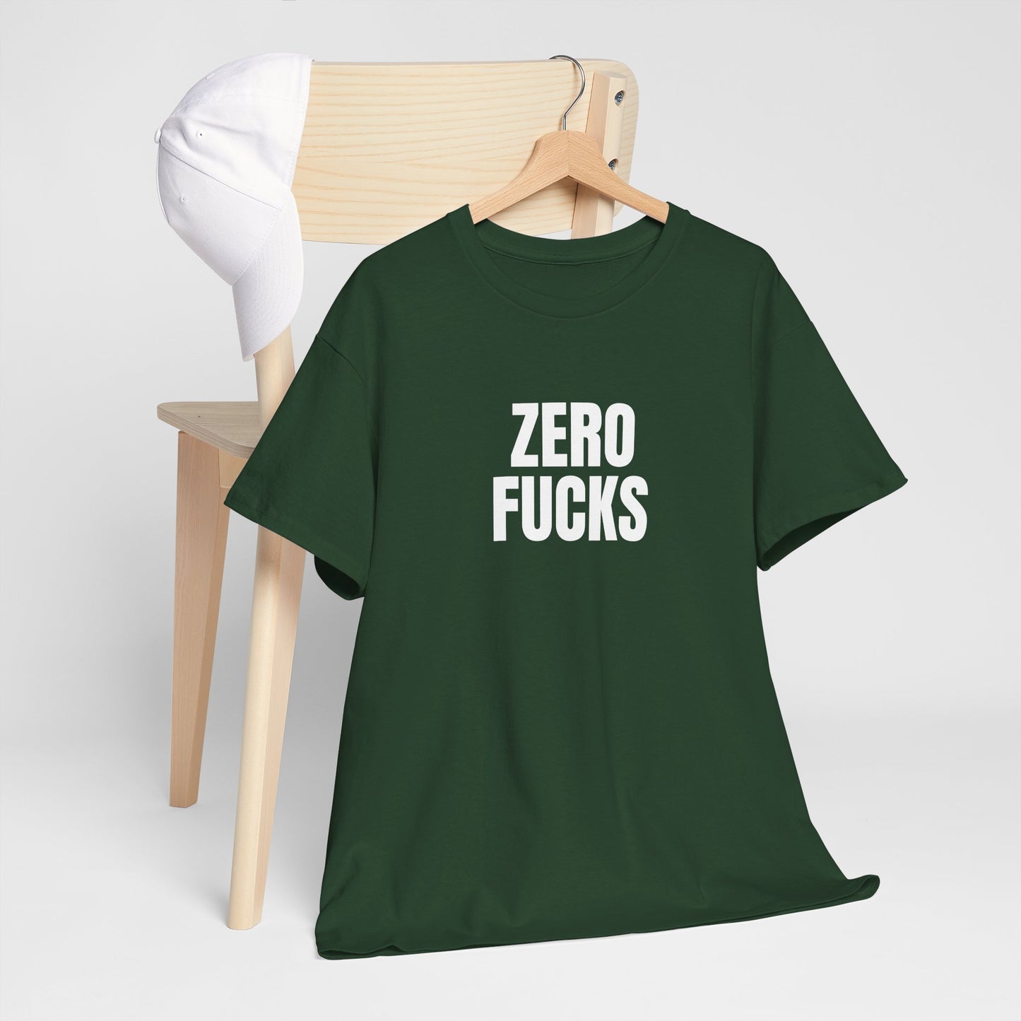 Black Classic Tee — Blank Unisex Cotton T-Shirt Mockup