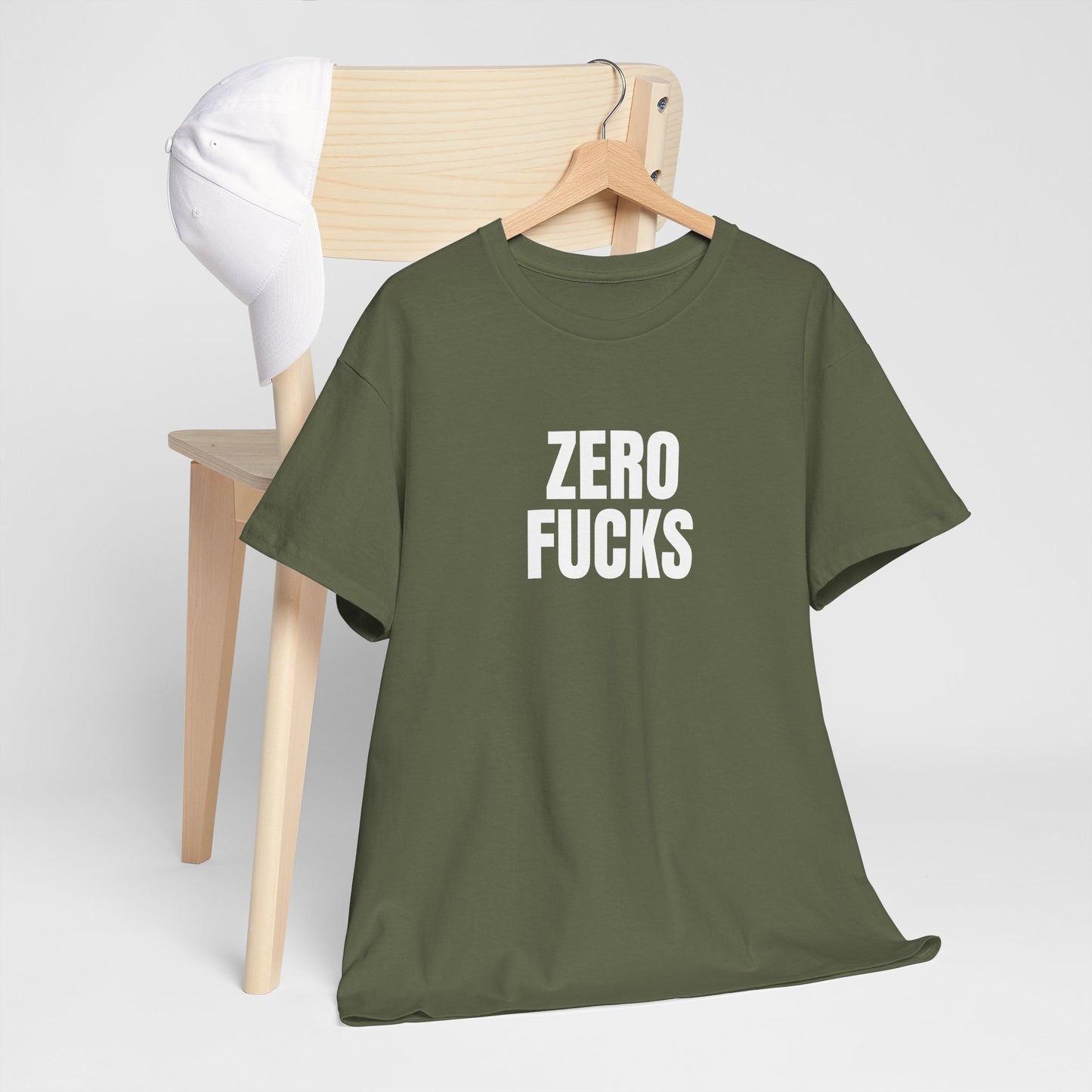 Black Classic Tee — Blank Unisex Cotton T-Shirt Mockup